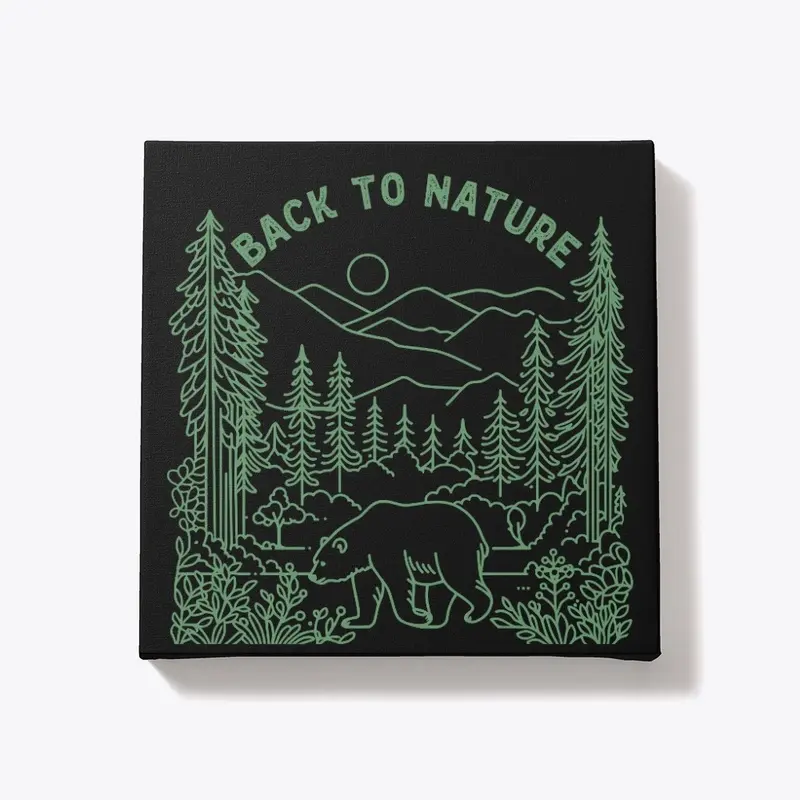 Back To Nature Bear Camping Hiking